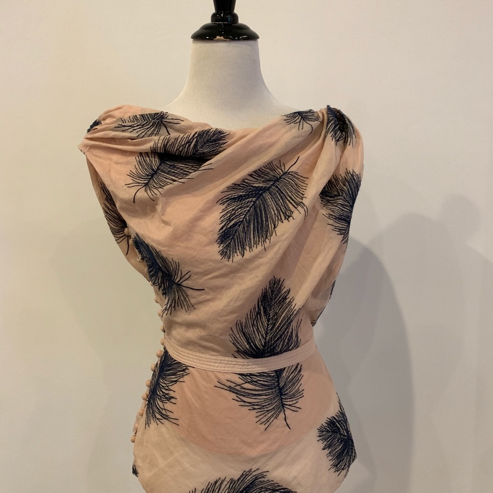 Byron Lars On A Wing blouse sz 4